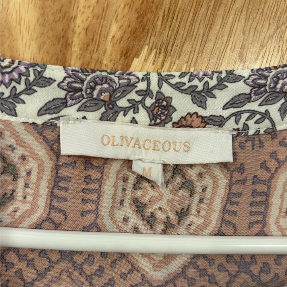 Olivaceous Multicolor Patterned Blouse - image 2